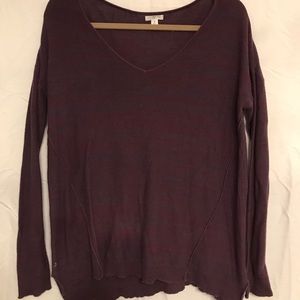 B.P. Maroon Light pullover sweater